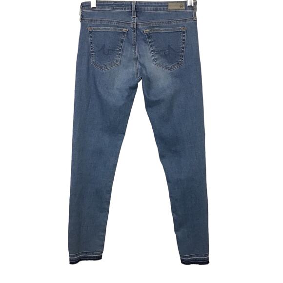 AG Adriano Goldschmied The Stevie Ankle Slim Straight Released Hem Jeans sz 27 - Picture 4 of 10
